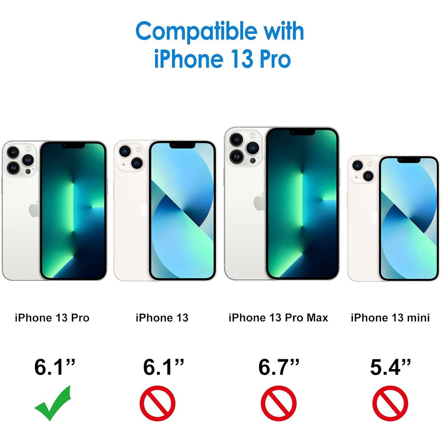 Prolet Case for iPhone 13 Pro Case Clear Transparent Shockproof Protective Phone Soft Silicone Slim Cover for iPhone 13 Pro (Transparent)