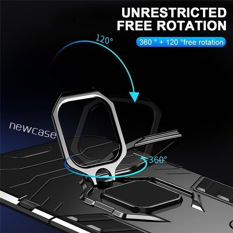 SPAZY CASE iQOO Z9s Pro 5G / Vivo T3 Pro 5G Back Cover | Dual Layer Armor Defender Full Body Protective + PC Hybrid Kickstand Back Case for iQOO Z9s Pro 5G / Vivo T3 Pro 5G