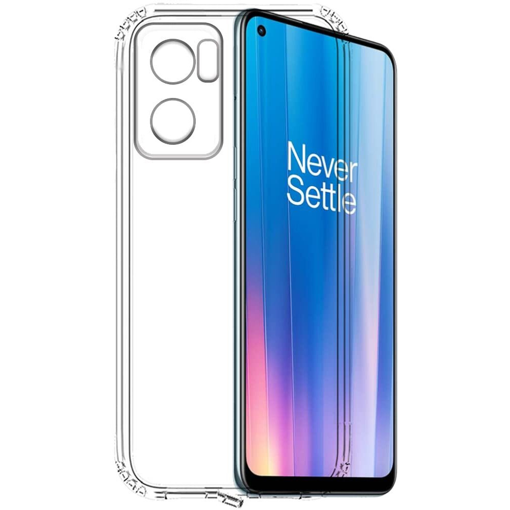 Tough Lee Back Cover Case for Oneplus Nord CE 2 5G (Silicon | Transparent) (Soft & Thin Cover)