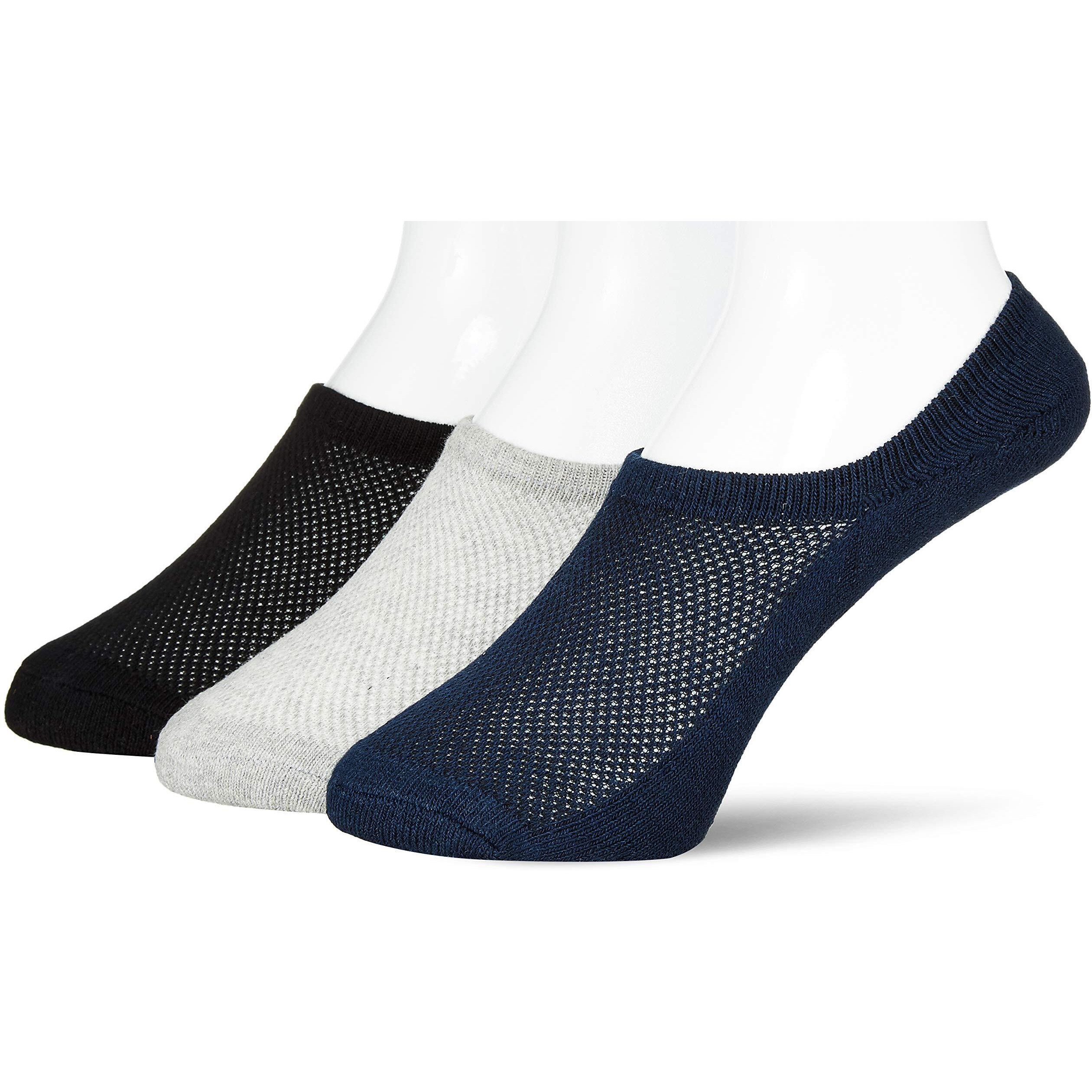 Amazon Brand - Symbol Men's Cotton Blend Regular Socks (Symsckns06_Multicolor 3_One Size), Multicoloured