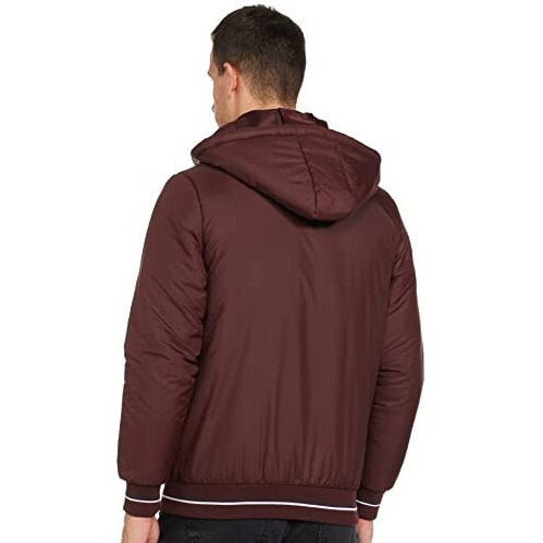 Amazon Brand - Symbol Men's Quilted Jacket Purple Wine M - Standard Length, M
