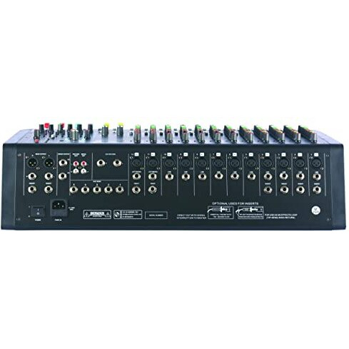 ORB-1222 Studiomaster Professional 12 channel DJ mixer with One Knob compression, DSP-based dual multi-EFX processor, built-in USB MP3 media player and recorder