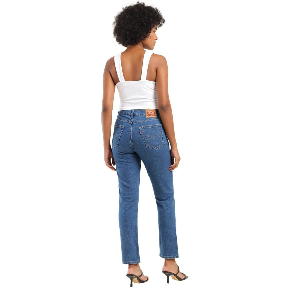 Levis Womens Straight Jeans (001UF-0011_Blue