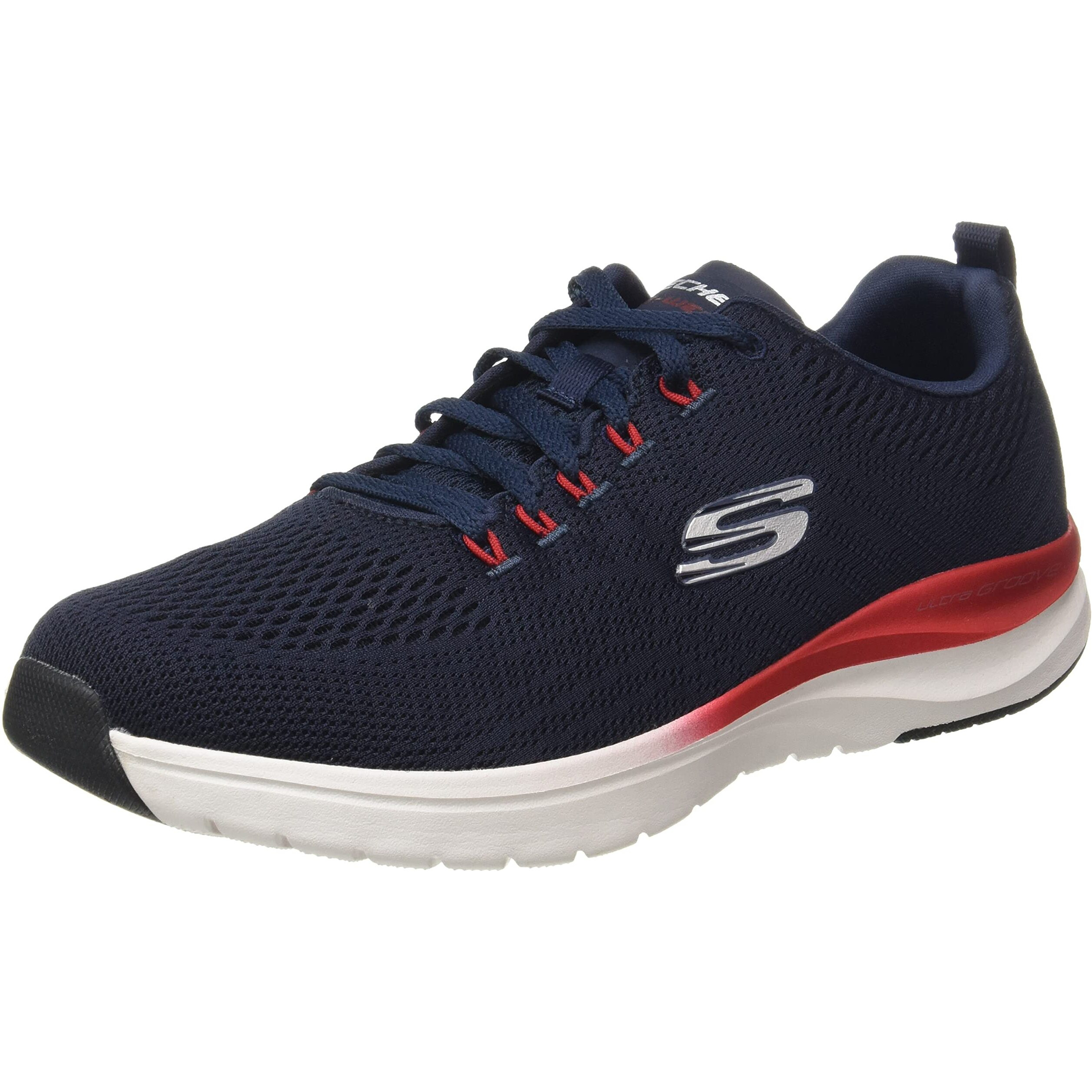 Skechers Mens Ultra Groove - Templar Nvrd Casual Shoe - 11 UK (232032), Multicolor