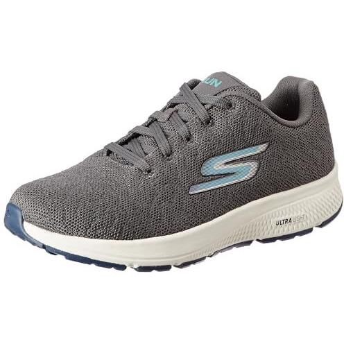 Skechers-Men's Running Shoes-894178ID-CCBL-9 Charcoal/Blue