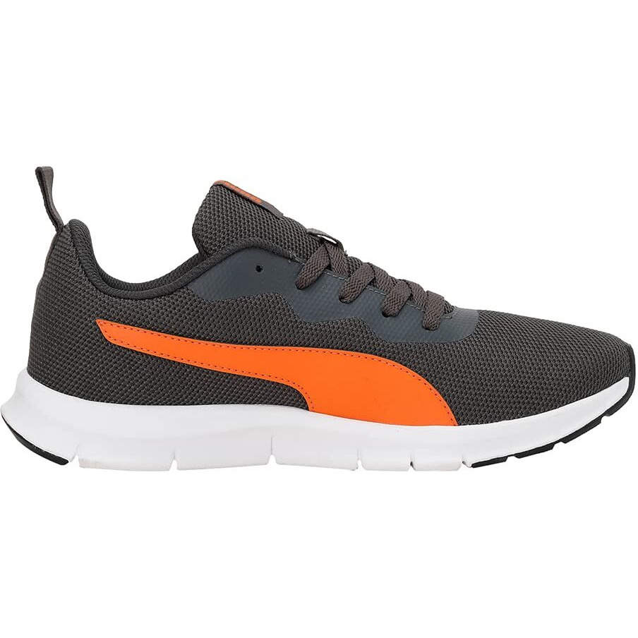 Puma mens Snatch V2 Dark Shadow-Vibrant Orange-White Sneaker - 6 UK (39178302)