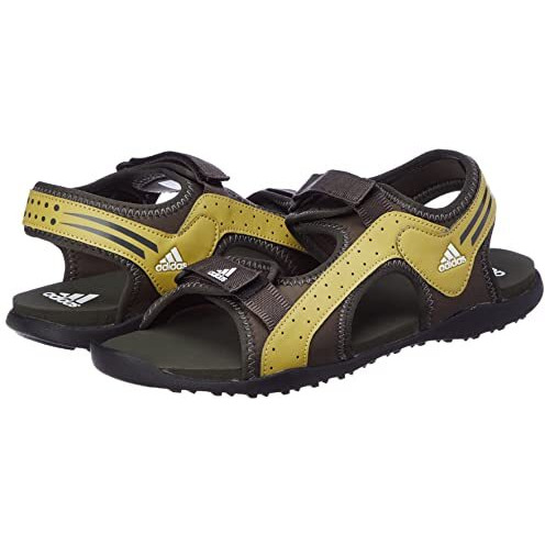 Adidas Men Synthetic & Textile Alpinoz Outdoor Sandal SHAOLI/PULOLI/FTWWHT (UK-6)