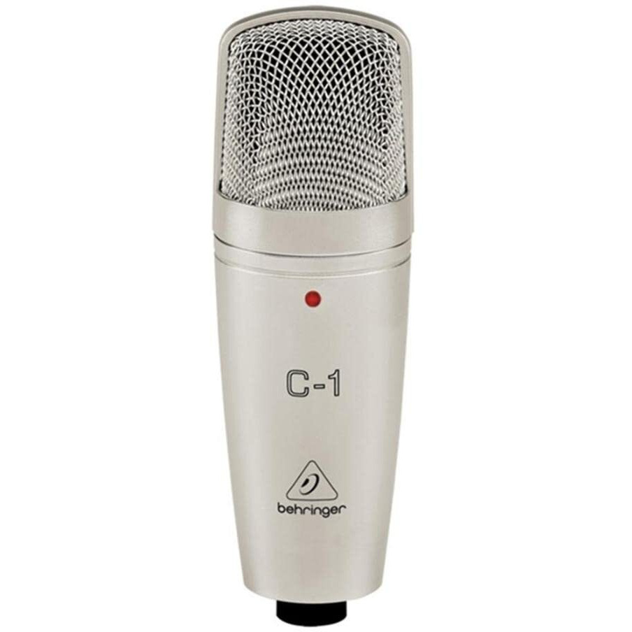 Behringer C-1 Studio XLR Condenser Unidirectional Microphone (Silver)