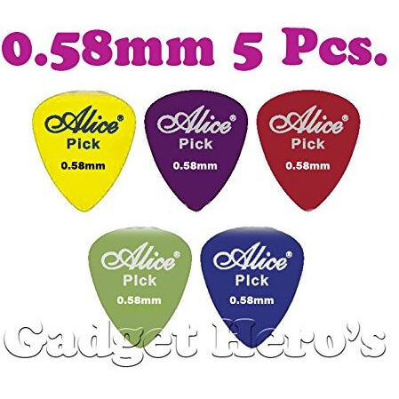 Alice 0.58mm Guitar Pick, Set of 5