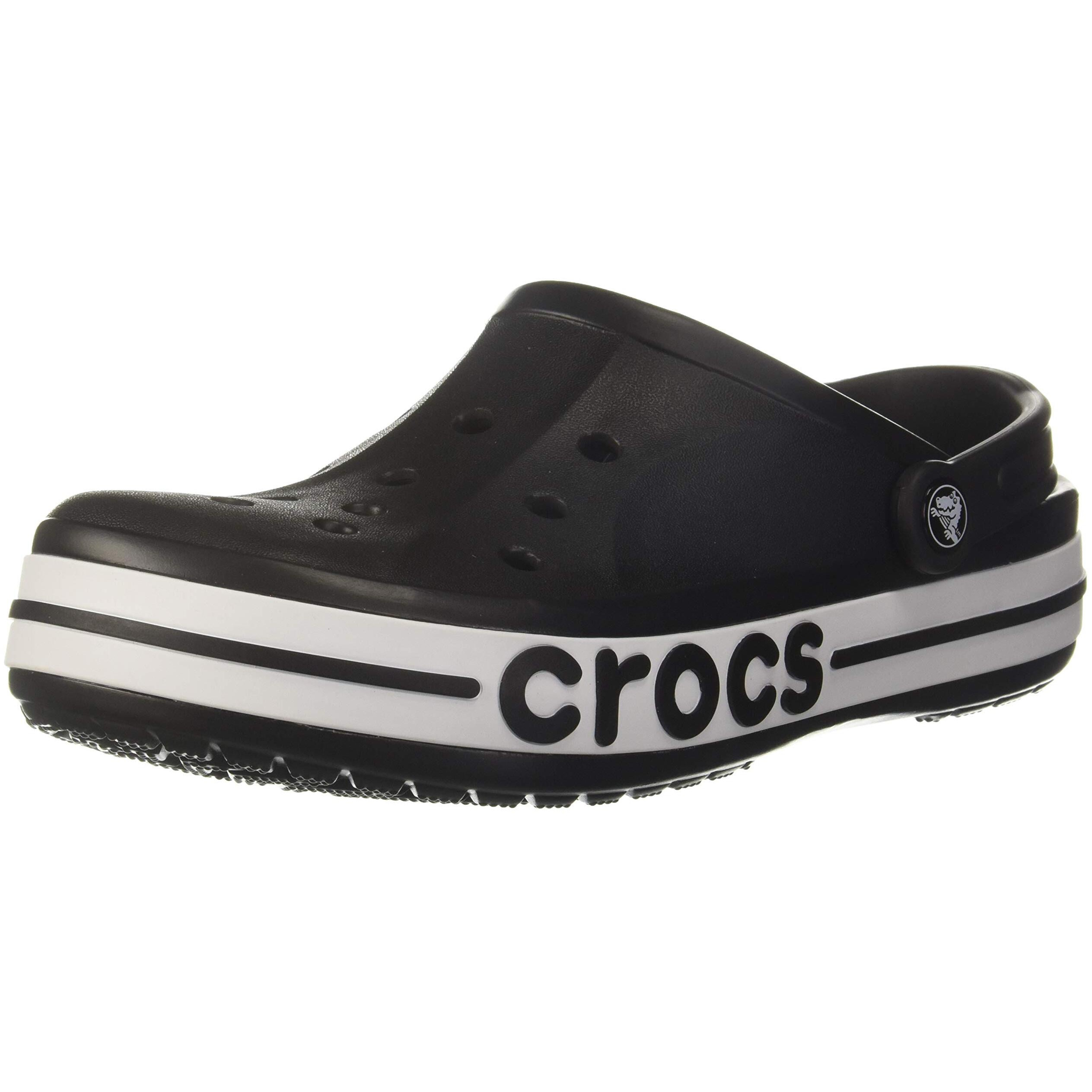 Crocs Unisex Adult Bayaband Clog Black/White M6W8