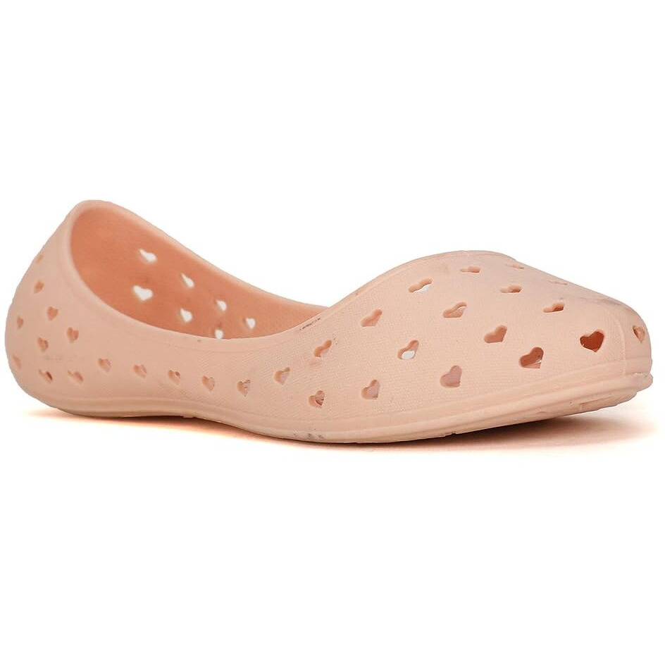 Bata Women's Hearts Ballerina Sneaker (5525120_Pink_6 UK)