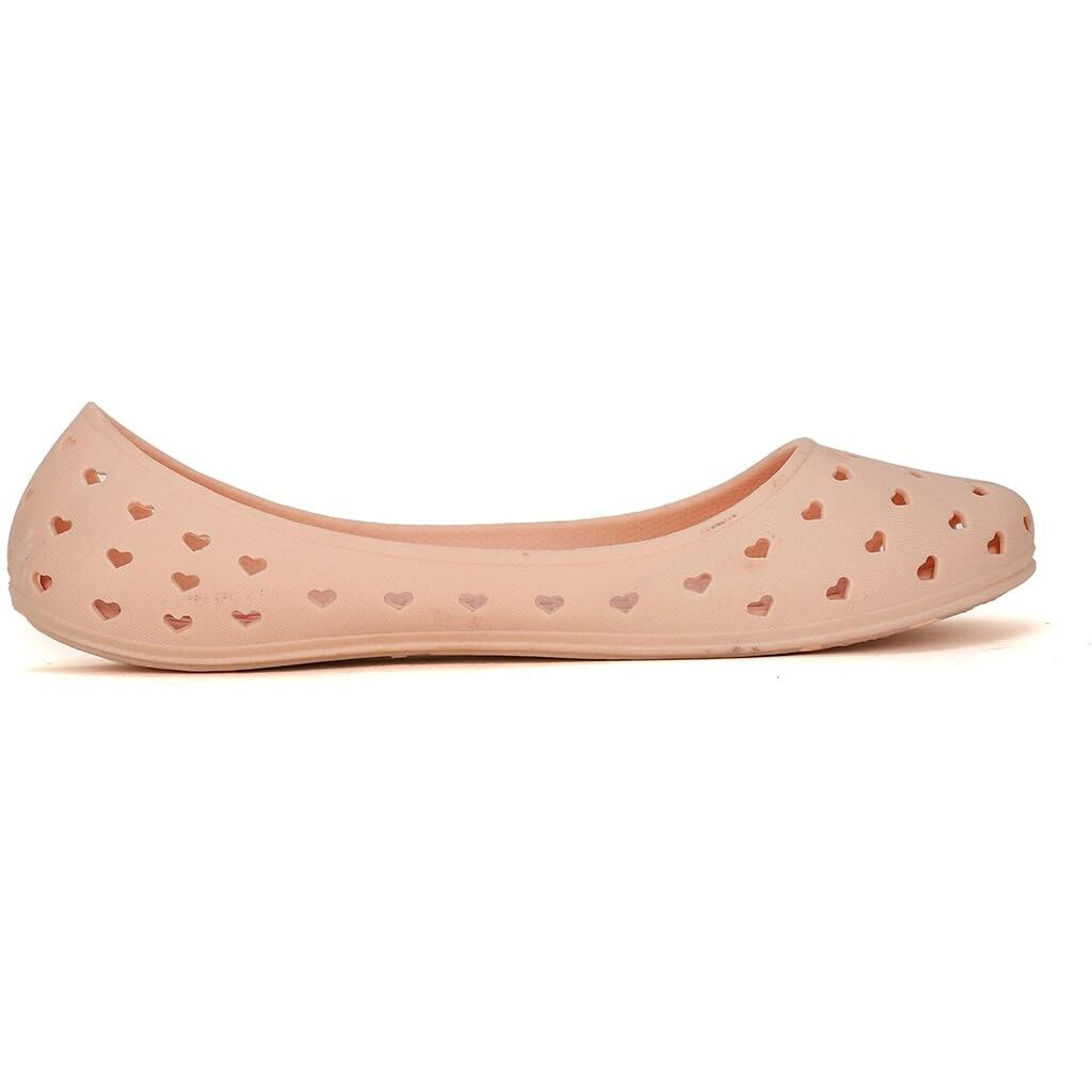Bata Women's Hearts Ballerina Sneaker (5525120_Pink_6 UK)
