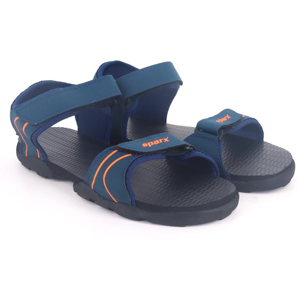 Sparx mens SS 703 | Latest, Daily Use, Stylish Floaters | Blue Sport Sandal - 6 UK (SS 703)