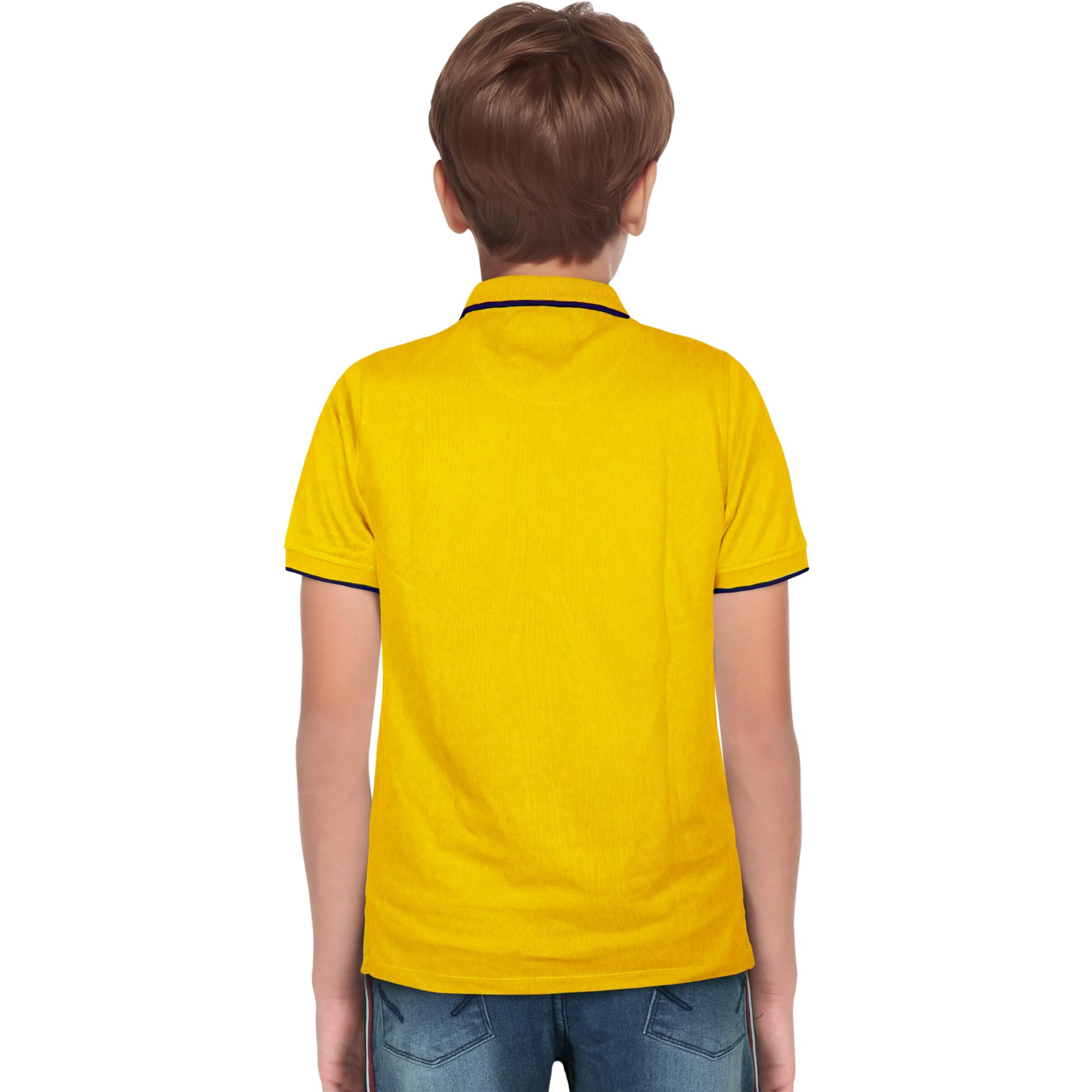 Allen Solly Junior Boy's Polo (ABKPCRGFL24667_Yellow Ochre_10)