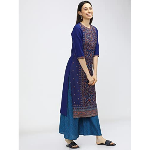 KETCH Women's Polyester Regular Fashion Vest (KHKU000110_Blue