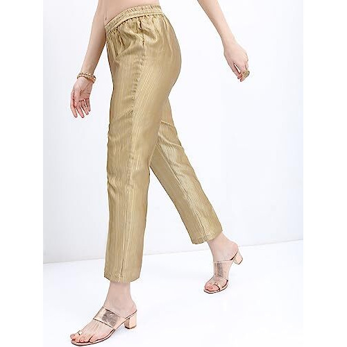 KETCH Women's Regular Fit Pants (KHK3000490_Neutral_M)