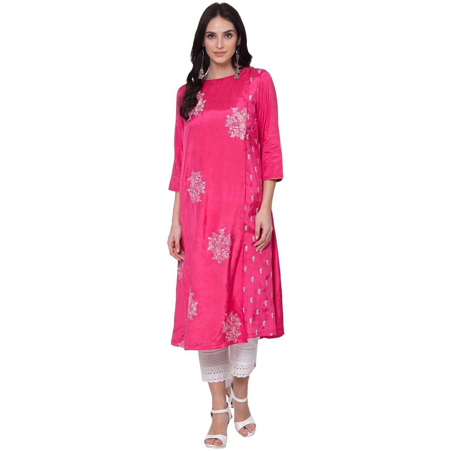 BIBA Women Printed Mix and Match(MNMASSORTED15839E_Fuchsia_38)