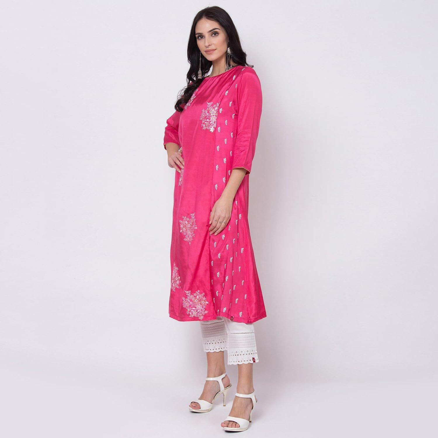 BIBA Women Printed Mix and Match(MNMASSORTED15839E_Fuchsia_38)