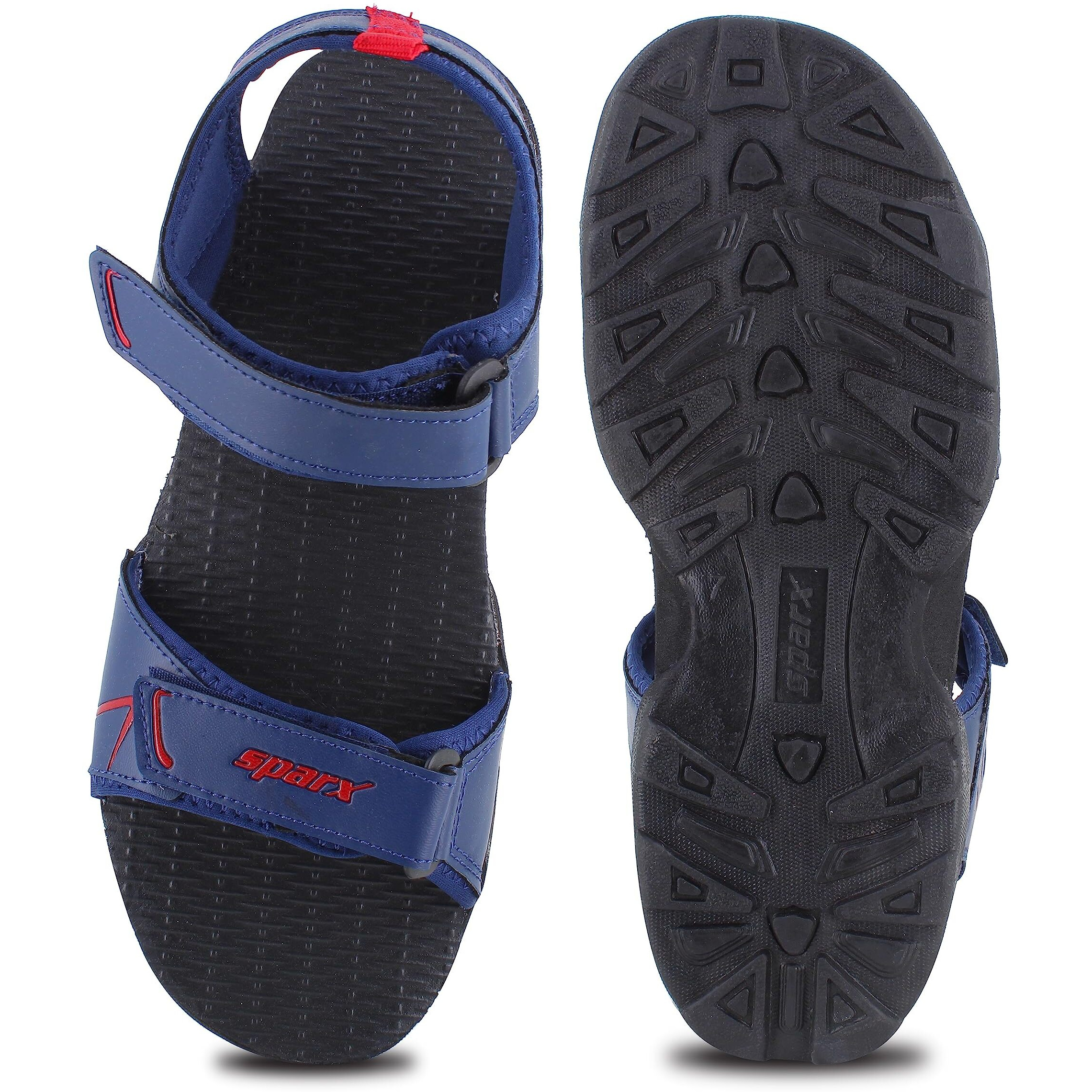 Sparx mens SS 713 | Latest, Daily Use, Stylish Floaters | Blue Sport Sandal - 8 UK (SS 713)