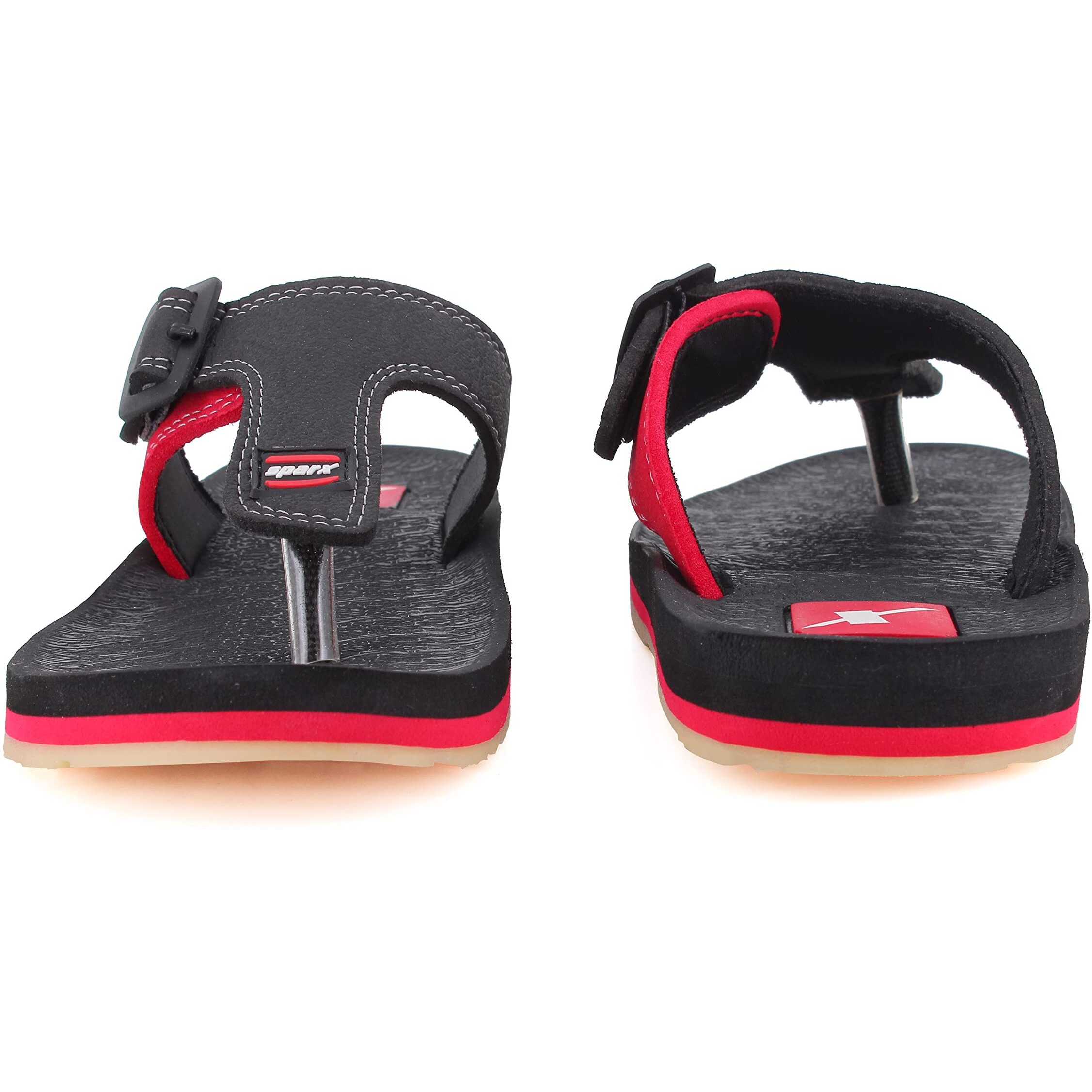 Sparx mens SF0594G Blackred Flip-Flop - 8 UK (SF0594GBKRD0008)