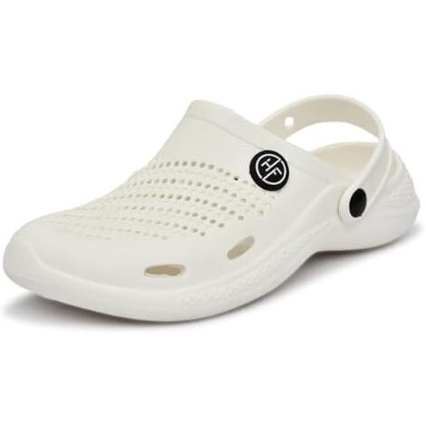 Centrino Men's 7302 White Clogs_7 UK(7302-6)