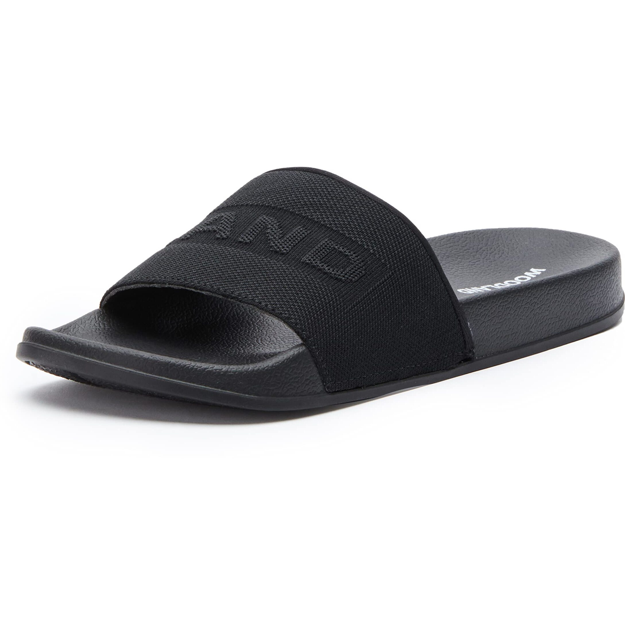 Woodland Men's Black Flip Flop-6 UK (40 EU) (FF 3998021)