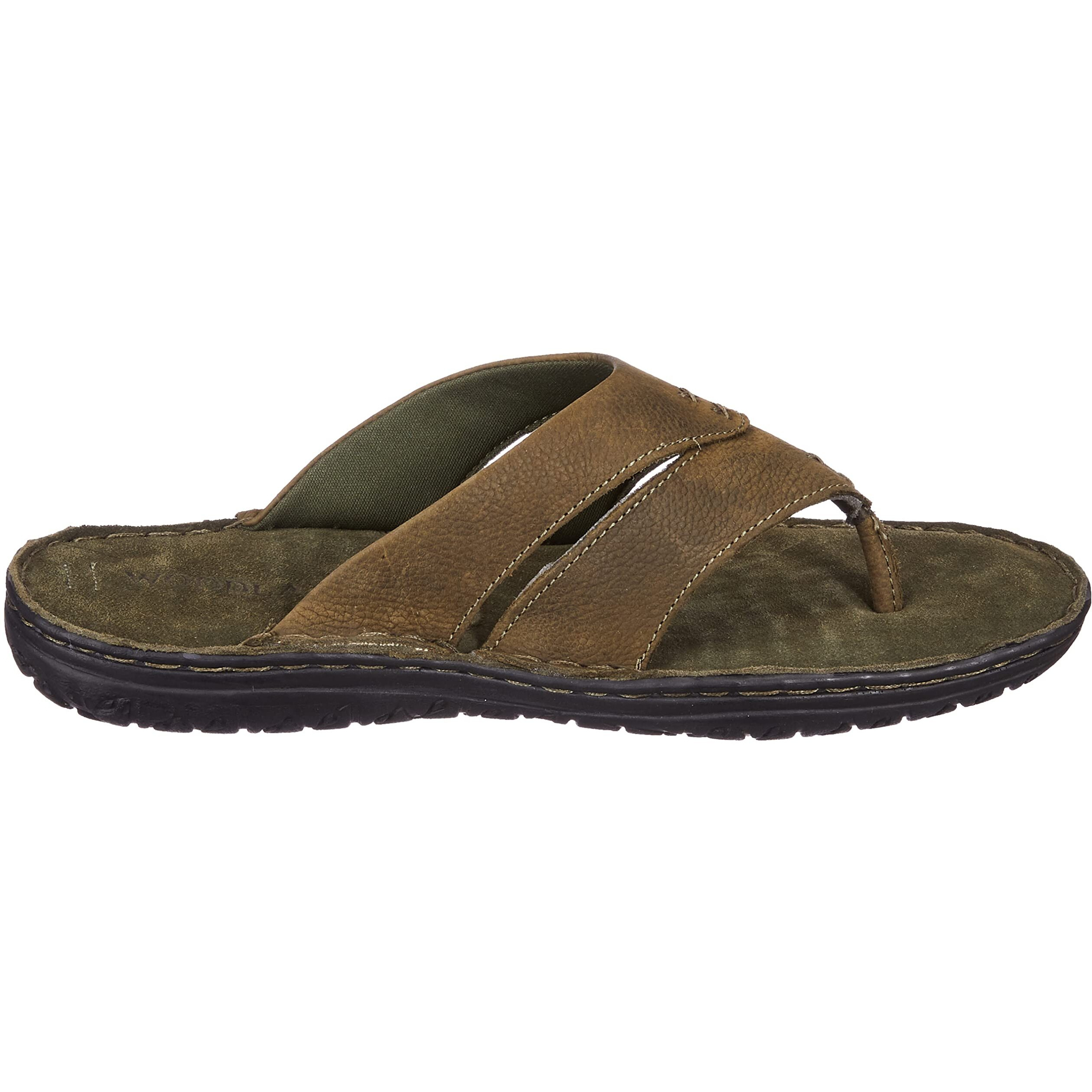 Woodland mens GP 2667117NW OLIVEGREEN Flip-Flop - 8 UK (42 EU) (GP 2667117NW)