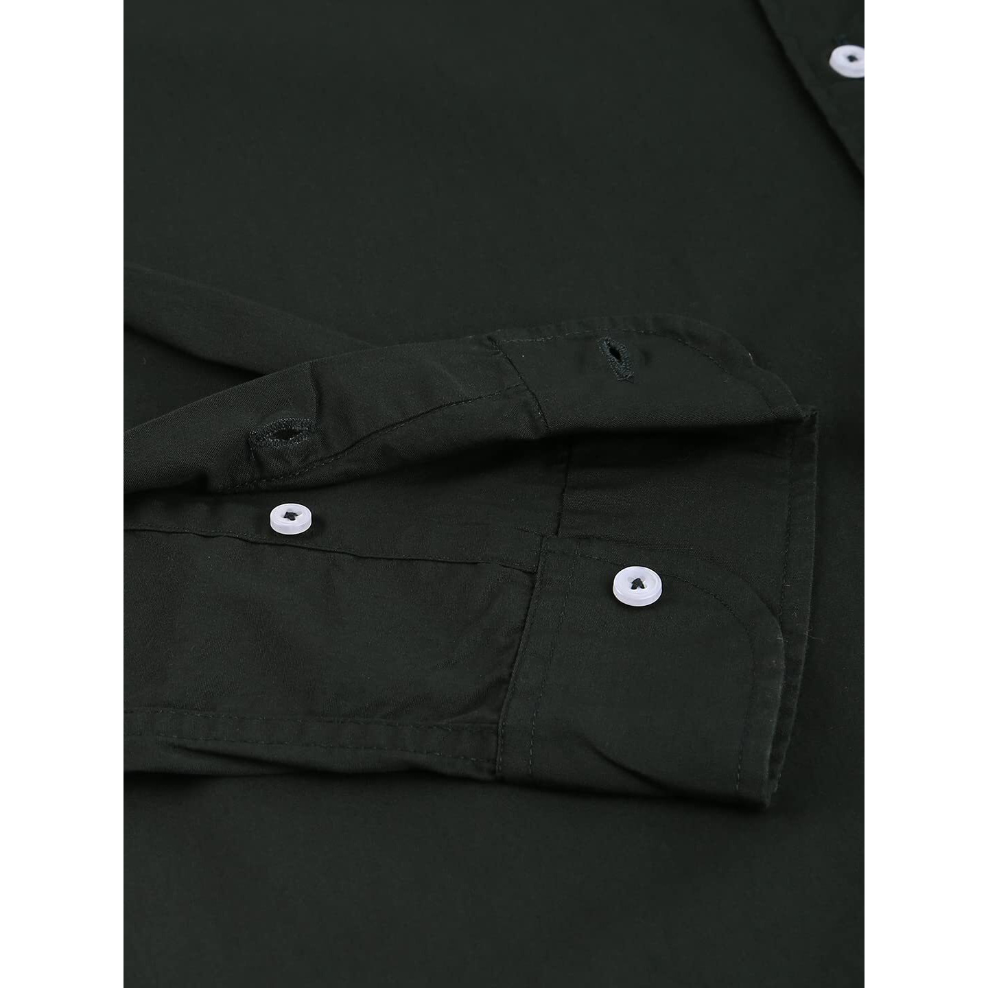 Dennis Lingo Men's Solid Slim Fit Casual Shirt (AZ301_B-GREEN_M)