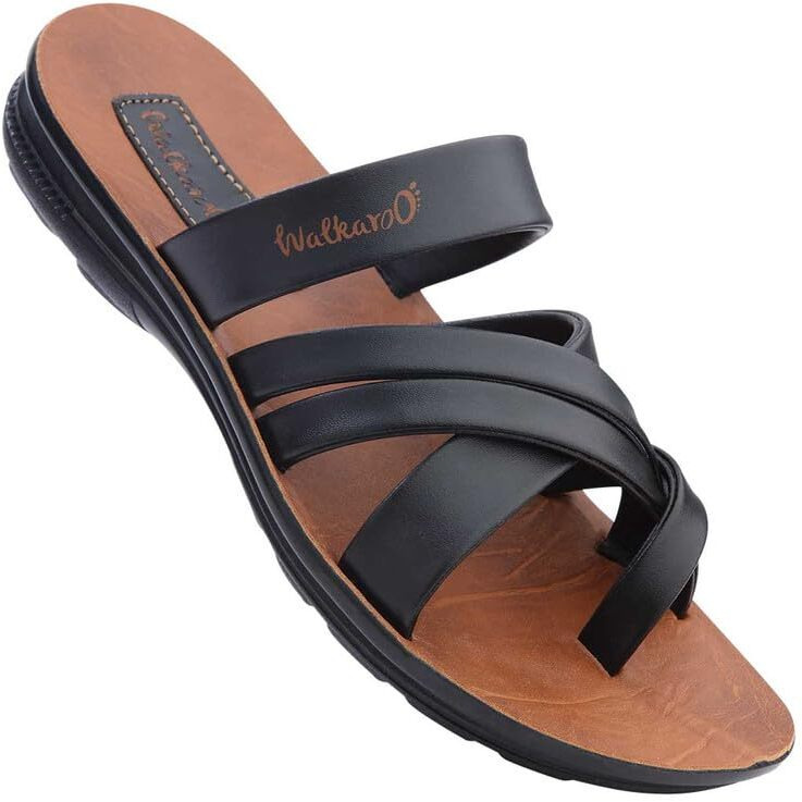 WALKAROO W5687 Mens Sandals for dailywear and regular use for Indoor & Outdoor - Tan