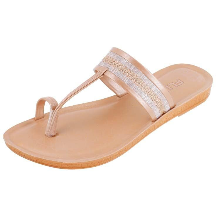 flite Women's Slippers/Sandals/Fashion Sandals/PU Slippers (Copper, 6)
