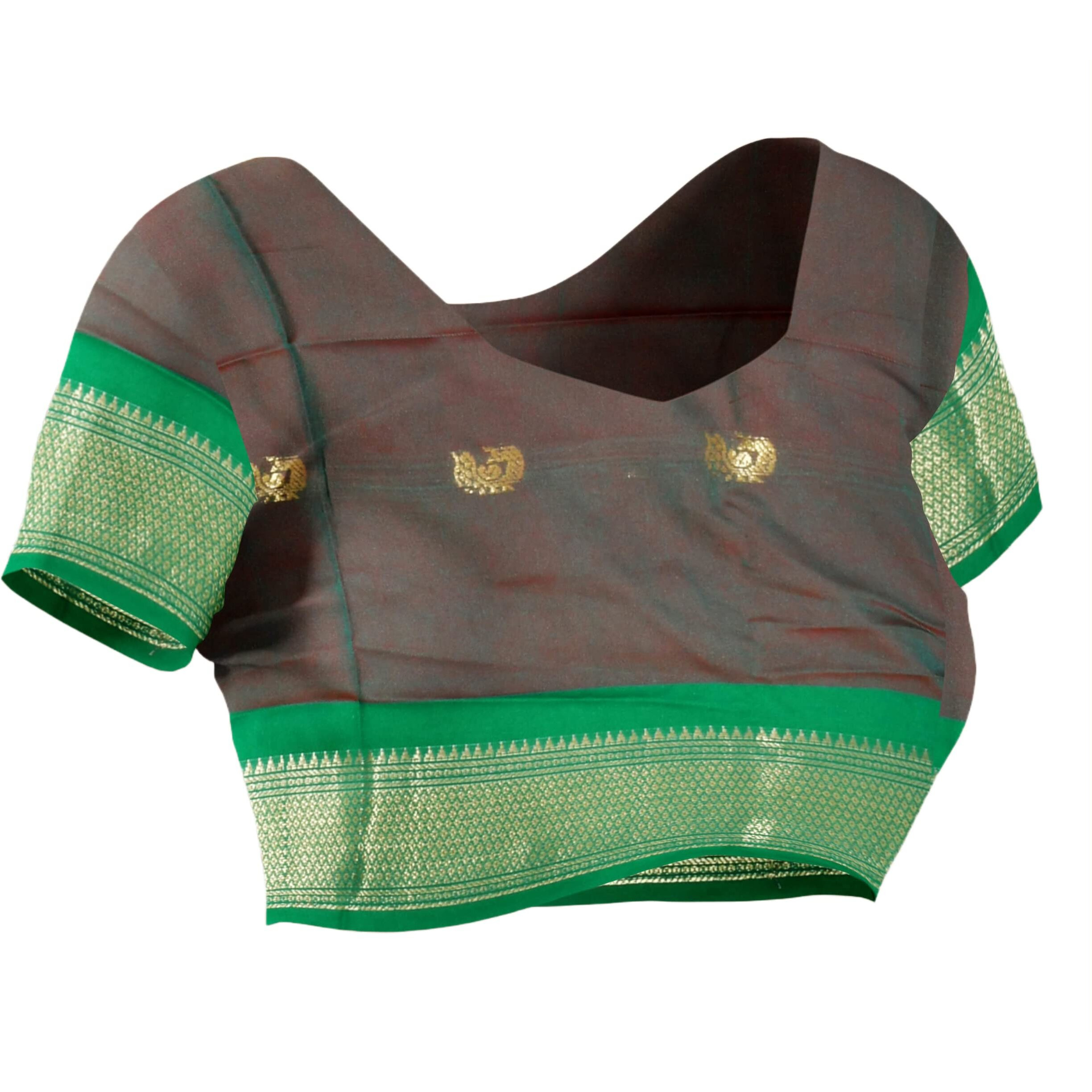 Florely Women's Paithani Cotton Silk Saree With Unstiched Blouse Piece