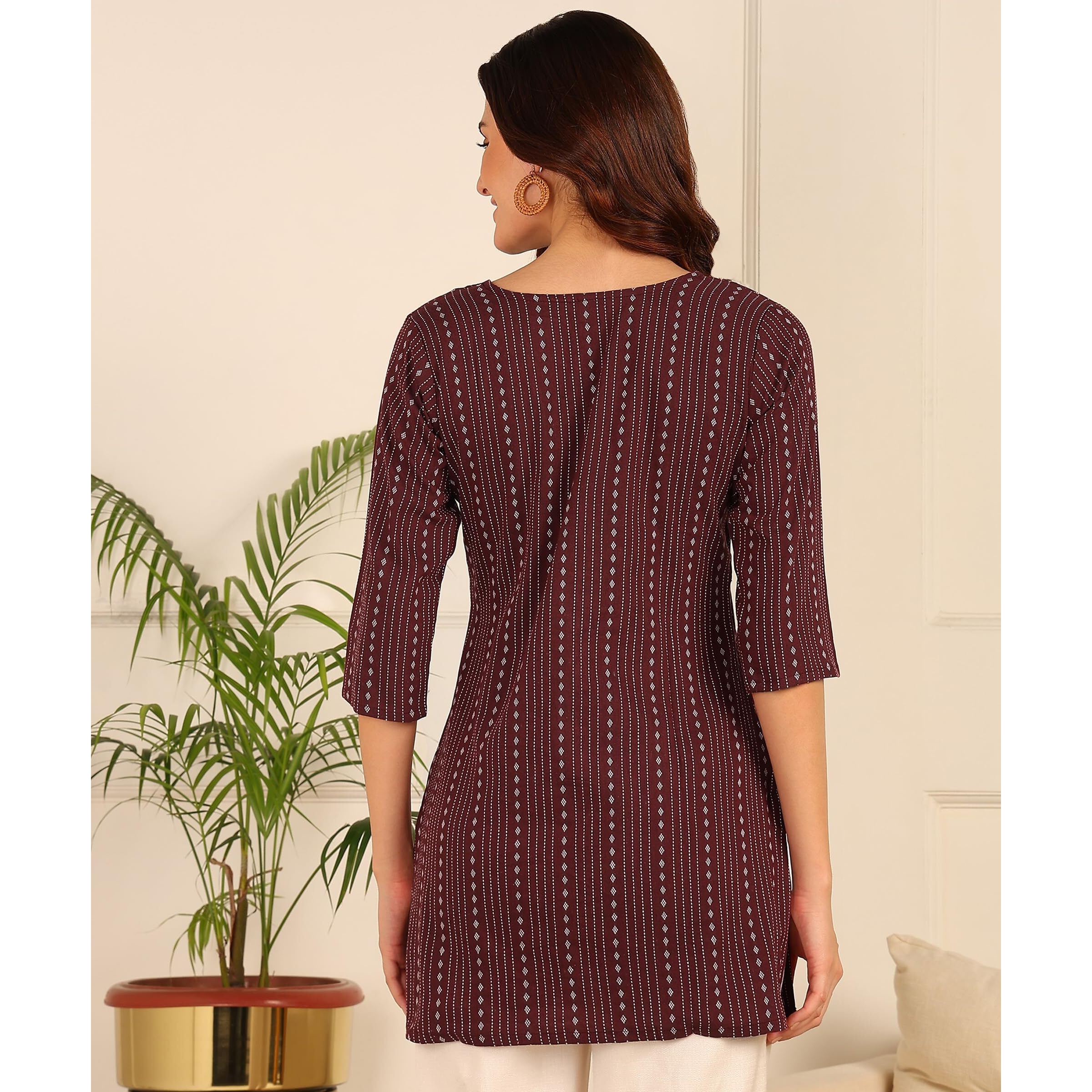 AAYLA Cotton Short Kurti For Women And Girls