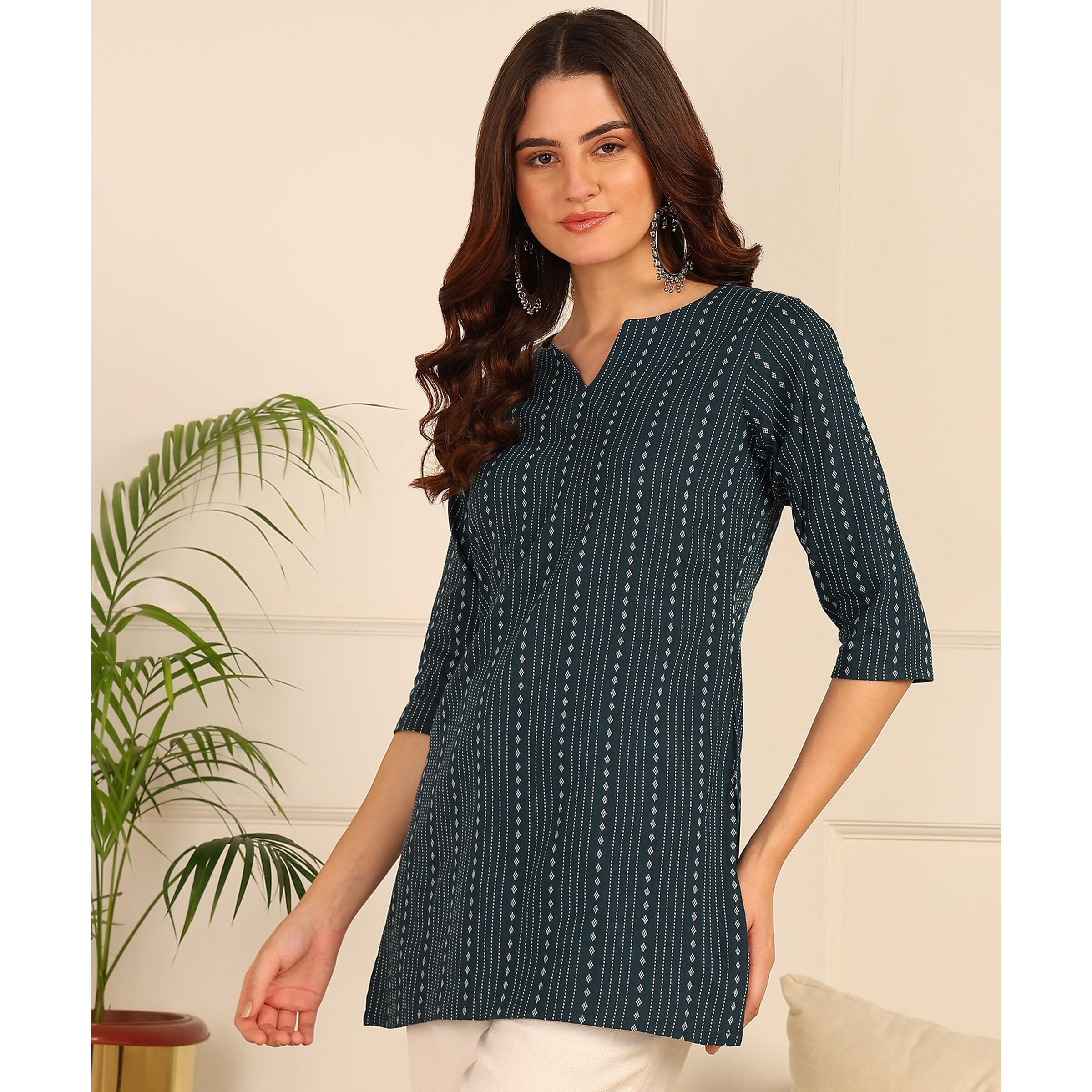 AAYLA Cotton Short Kurti For Women And Girls