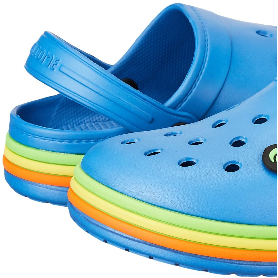 URJO Unisex-Child Speddy Blue Clogs-7 Kids UK (25 EU) (Kids_SKRAINBOW)