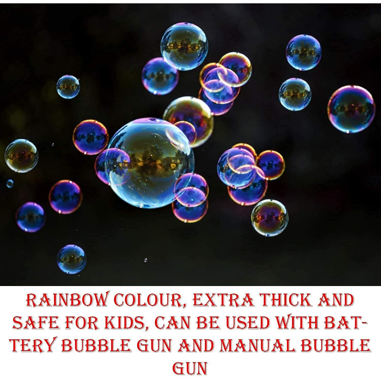 Magicwand Bubble Gun Refill Liquid (700 ml)Please Do Not Add Water,Use As Delivered