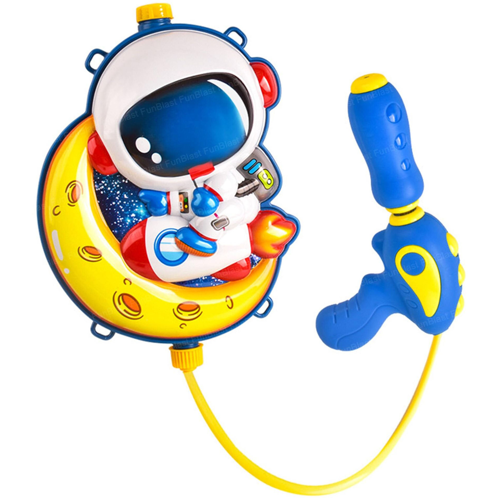 FunBlast Holi Pichkari Water Gun for Kids Boy Girl  Space Theme Water Gun, Powerful High Pressure Tank Spray, Pichkari for Holi Back Holding Tank and Water Gun Kids (2 Liter)