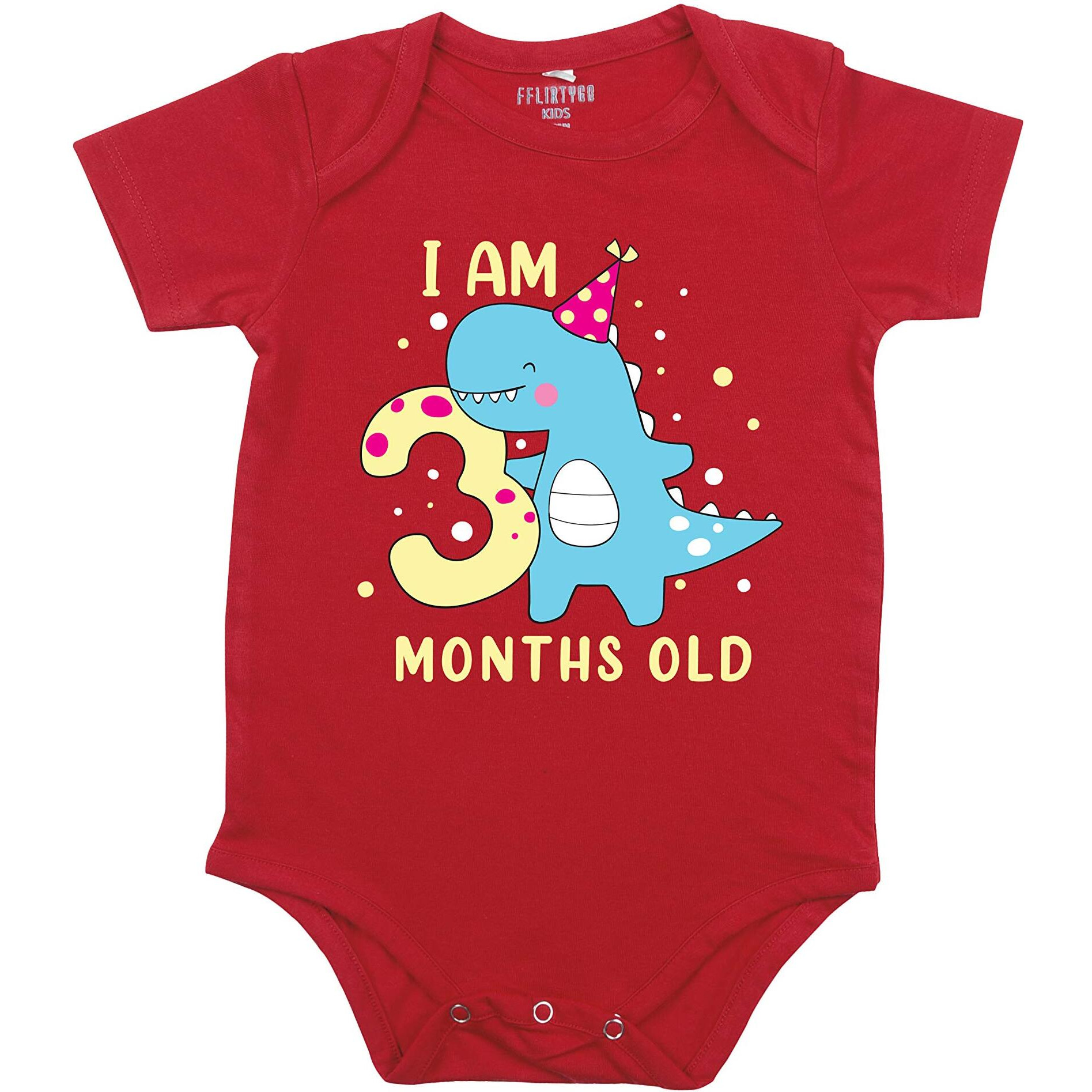 Fflirtygo Holi Baby Wear Cotton Infants Rompers/Body Suit/sleepsuit/Jumpsuit Full Sleeve Romper for Boys and Girls(3-6M)
