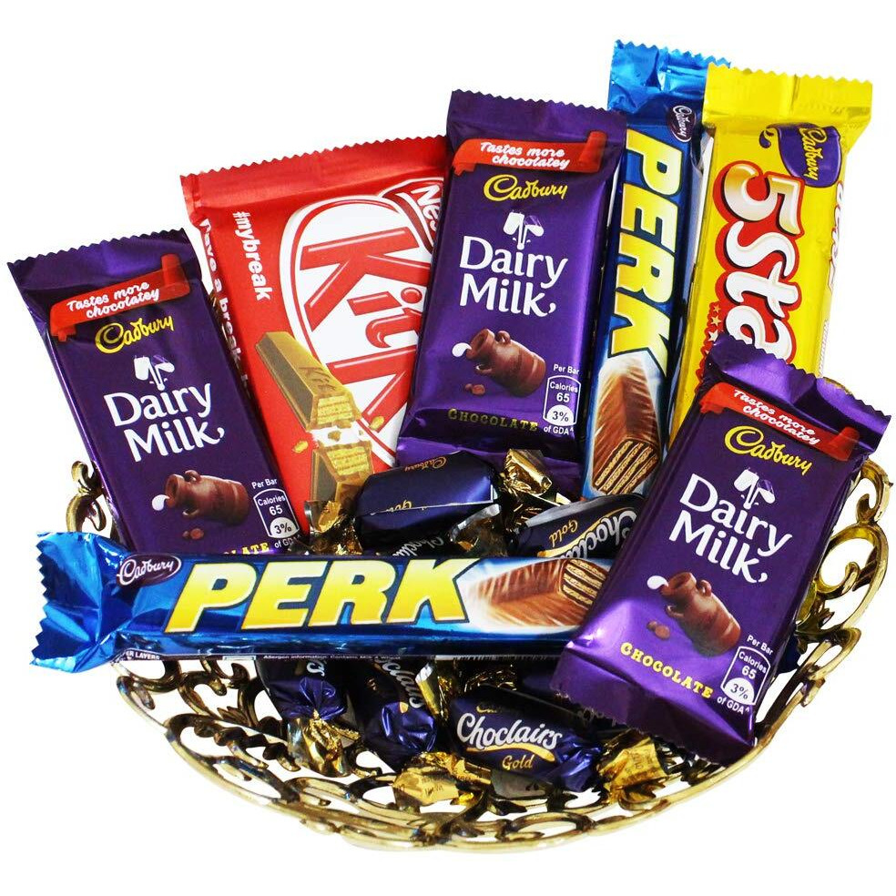 SFU E Com Chocolate Gift Hamper | Gift for Holi, Rakhi, Diwali, Anniversary, Birthday, Christmas, Valentine, Her, Him | Assorted Chocolate Gift | 001