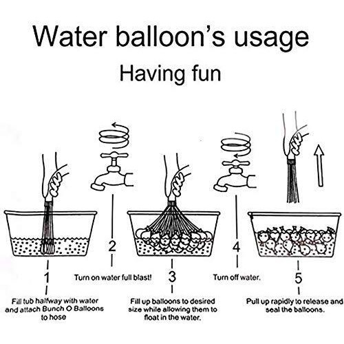 VR Creatives Holi Magic Balloon,Auto Filling, Holi Bunch Water Balloons,Toys Kids Summer Beach Games Party Supplies, Crazy Quick Fill in 60 Seconds Pack of 111, Multicolour, Festival Theme(Paper)