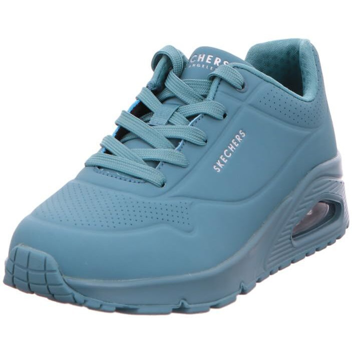 Skechers-Women's Casual Shoes-UNO - Stand ON AIR-73690-TEAL-6
