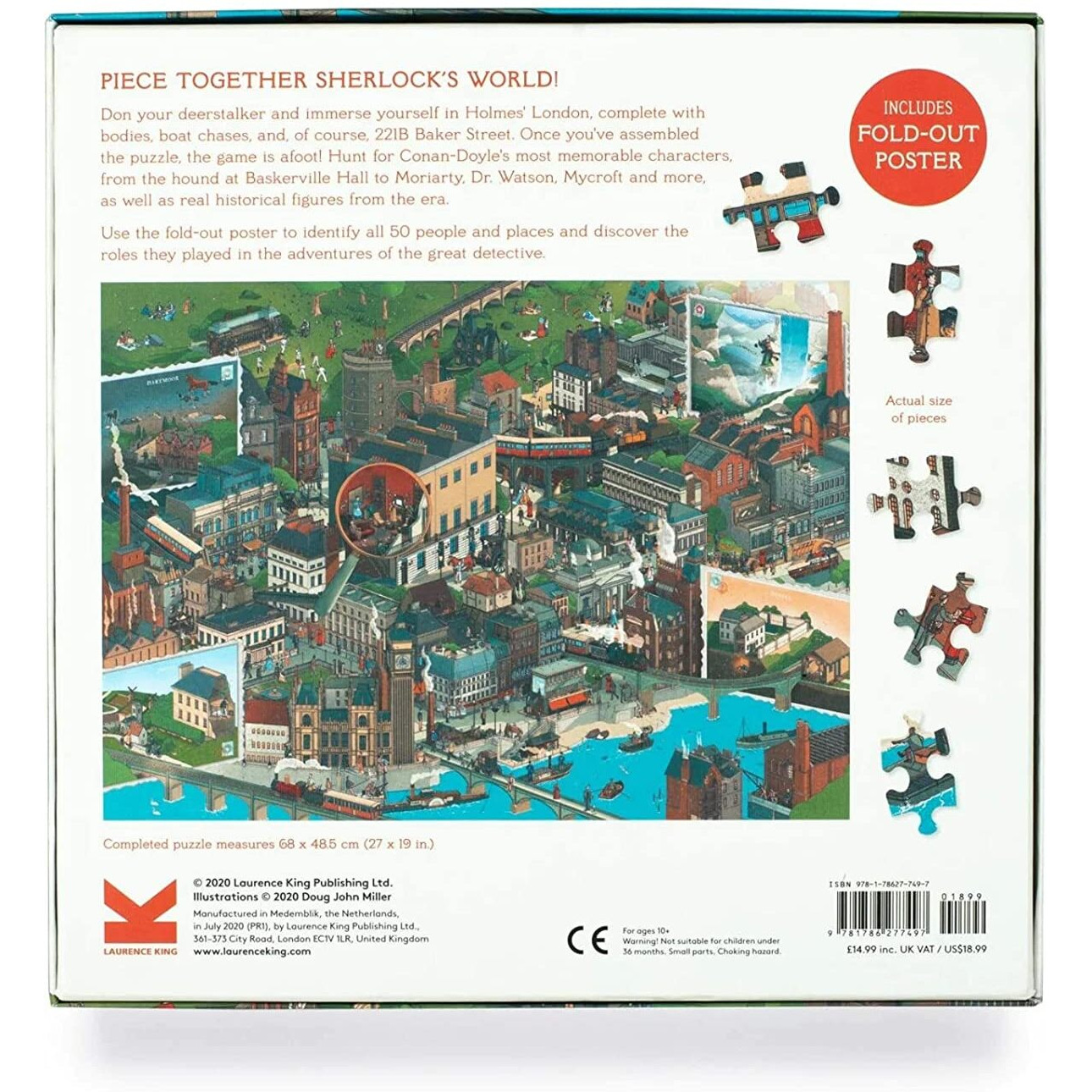 Laurence King Publishing Kid World Of Sherlock Holmes A Jigsaw Puzzle
