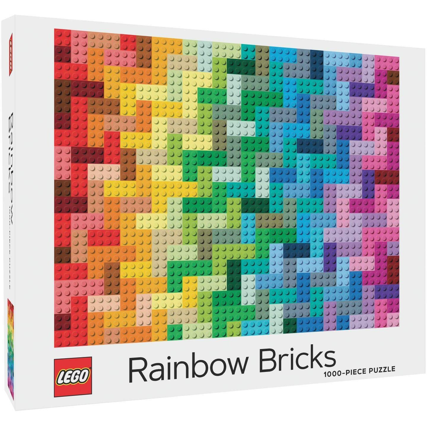 Chronicle Books Kid Lego Rainbow Bricks Puzzle 1000-Piece