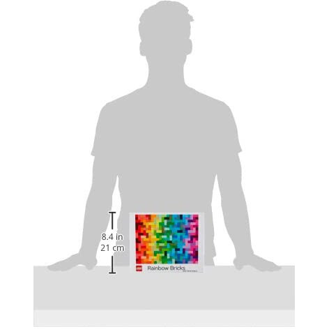 Chronicle Books Kid Lego Rainbow Bricks Puzzle 1000-Piece