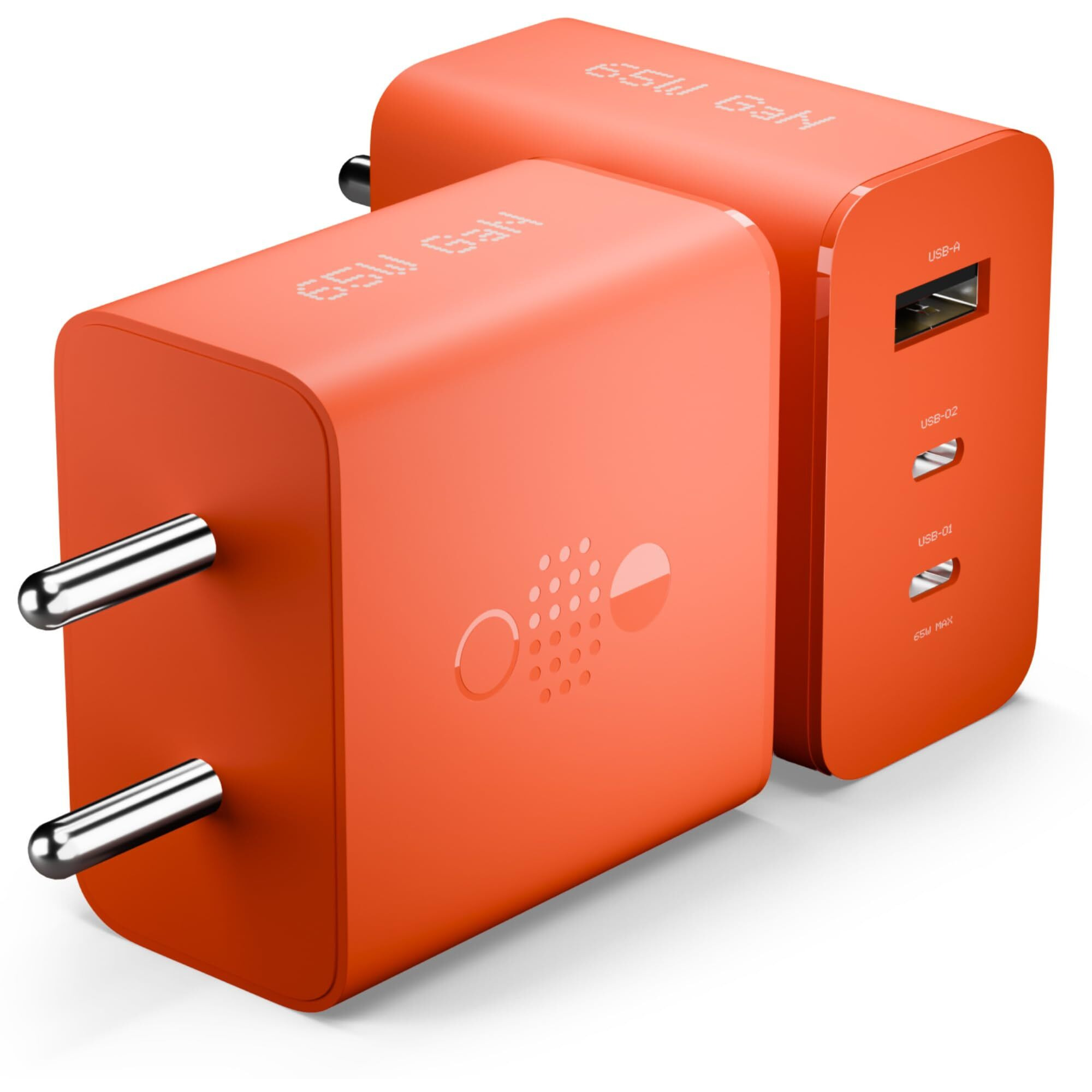 AILKIN 65W CMF by Nothing Gan Trio Charger Adapter | 3 Port USB Type C to A Fast Wall Charging Adaptor Compatible with CMF Phone 1/Nothing Phone 2a Plus/Phone 2A/Phone 2/Samsung Galaxy S24 Ultra