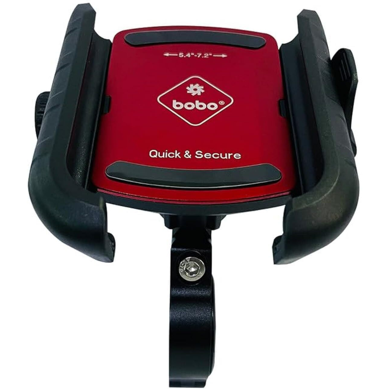BOBO BM14 Quick Release Enhanced BM4 Waterproof Bike/Motorcycle/Scooter Mobile Phone Holder Mount, Ideal for Maps and GPS Navigation (Red)