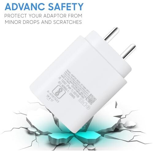 25W Type C Mobile Charger Superfast Charging Compatible for Samsung S20 FE/S20+/S21/S21+/S21 FE/S21 Ultra/S22/S23/M14 5G/M15/M32/M33 5G/M34/A05/A15/A35/A54/F14, PPS PD