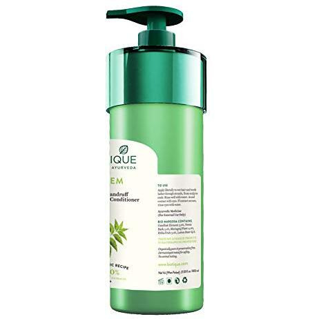 Biotique Fresh Neem Anti Dandruff Shampoo and Conditioner | Controls Dandruff | Eliminates Dryness, Flaking, and Itching | Hair Looks Fresh and Lustrous |Suitable for All Skin Types | 800ml