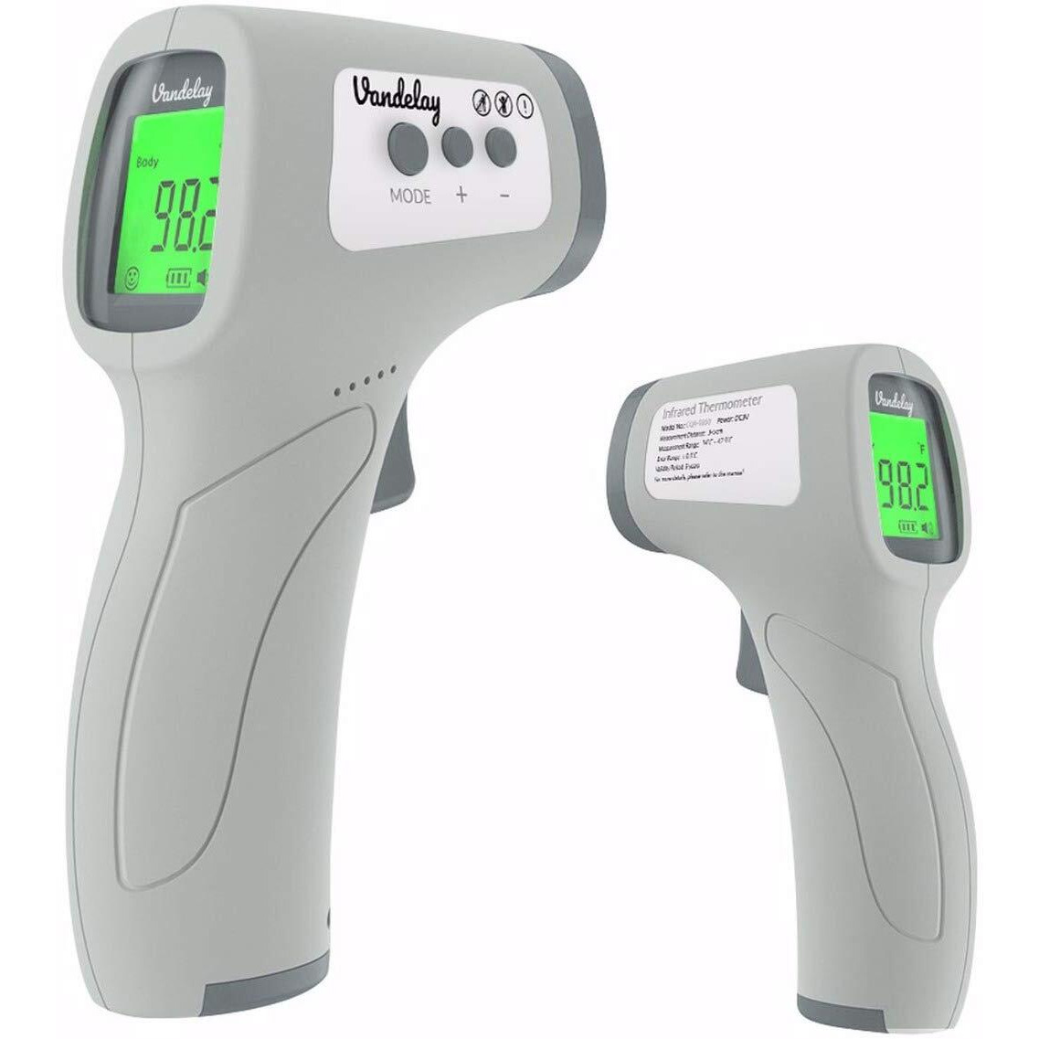 Vandelay Infrared Thermometer CQR-T800 - Made In India, Non Contact IR Thermometer, Forehead Temperature Gun