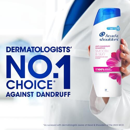 Head & Shoulders , Anti Dandruff Shampoo, Smooth & Silky, 180 ML, White