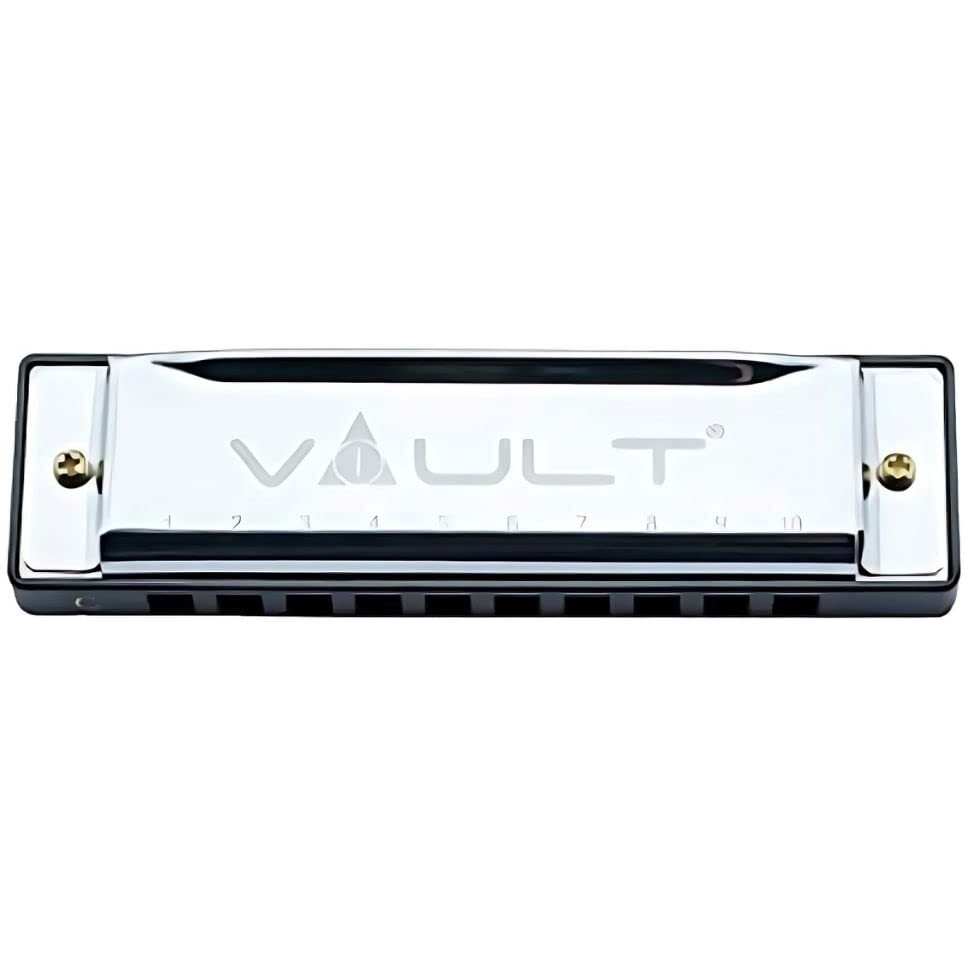 Vault HA1000 Key C 10-Hole Diatonic Harmonica/Mouth Organ For Beginner & Professional